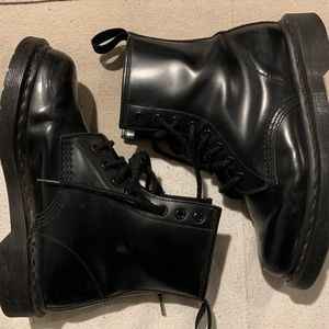 Dr. Martens lace up combat boots